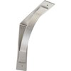 Ekena Millwork Morris Steel Bracket, Stainless Steel 3"W x 14"D x 14"H BKTM03X14X14MOSS